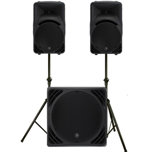 Mackie Active PA System - 2 Top Cabs and Single Sub