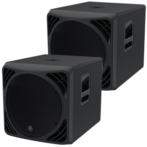 Mackie 15" SRM1550 Pair Active Subwoofers