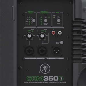 Mackie SRM350 V3 Powered Speakers - Pair with Stands