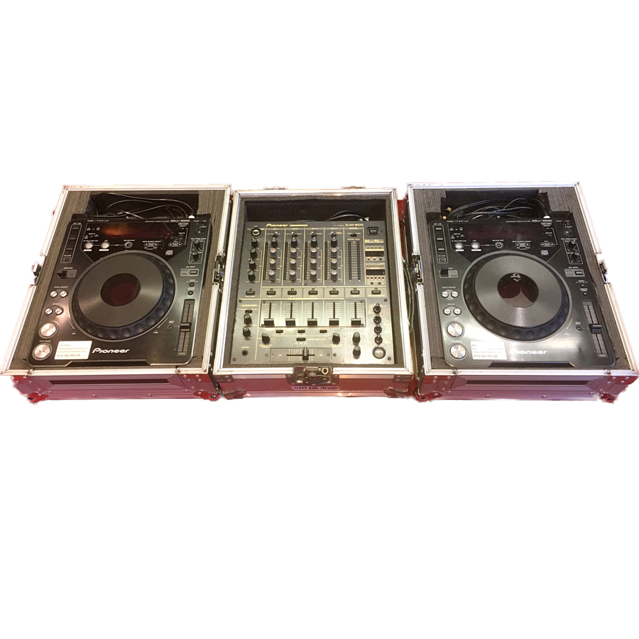 Pioneer CDJ-1000 and DJM-600 Hire Package