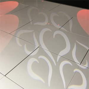 Acrylic Dance Floor 12ft x 12ft - White
