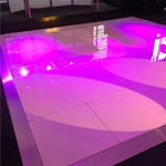 Acrylic Dance Floor 10ft x 10ft - White